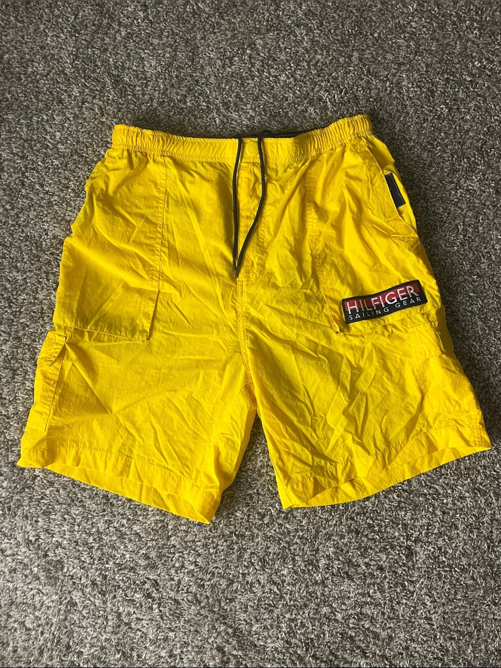 Tommy Hilfiger Yellow Athletic Shorts